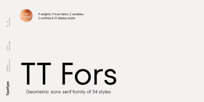 TT Fors Font Family free download – Sans Serif Fonts font preview