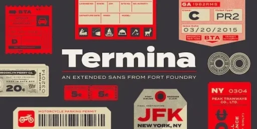 Termina Font Family free download preview 4 – Sans Serif Fonts font