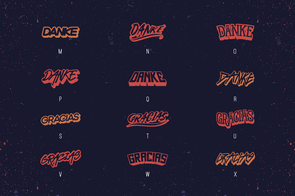 Thanks Dingbats Font free download preview 2 – Display Fonts font