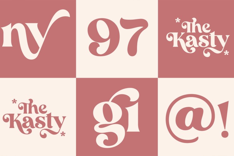 The Kasty Vintage Font free download preview 1 – Display Fonts font