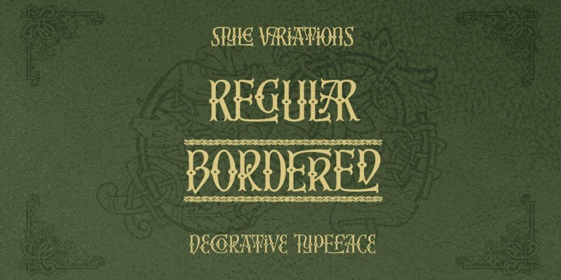 Third Reign Font Family free download preview 1 – Font Family font