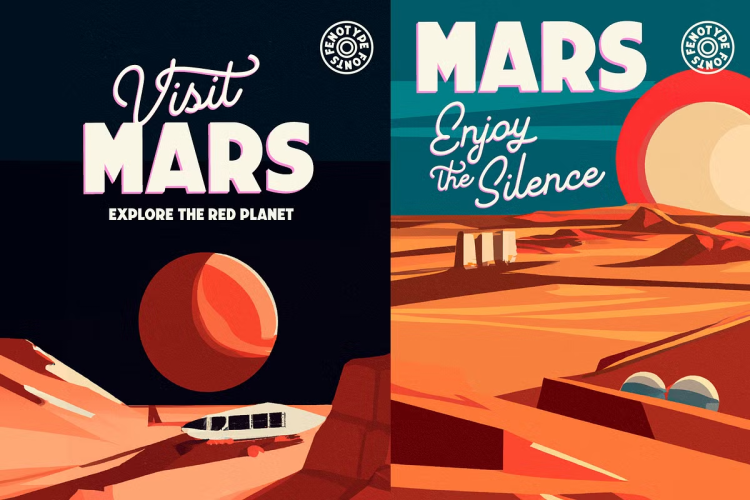 Travel Poster Font free download preview 2 – Script And Handwritten font