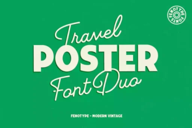 Travel Poster Font free download – Script And Handwritten font preview