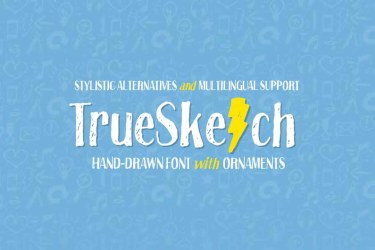 Truesketch Font free download – Script And Handwritten font preview