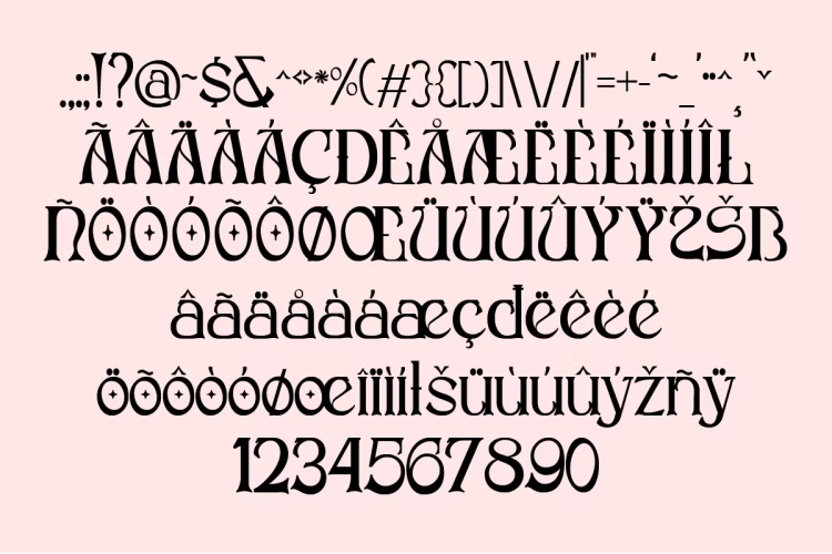 Uphoria Modern Serif Display Font free download preview 4 – Serif Fonts font