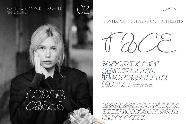 VOLTE-FACE – Serif & Script Font free download preview 5 – Serif Fonts font