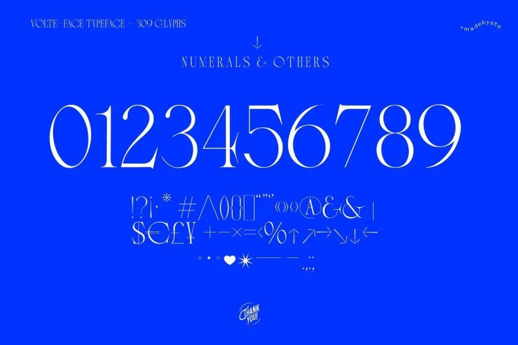 VOLTE-FACE – Serif & Script Font free download preview 7 – Serif Fonts font