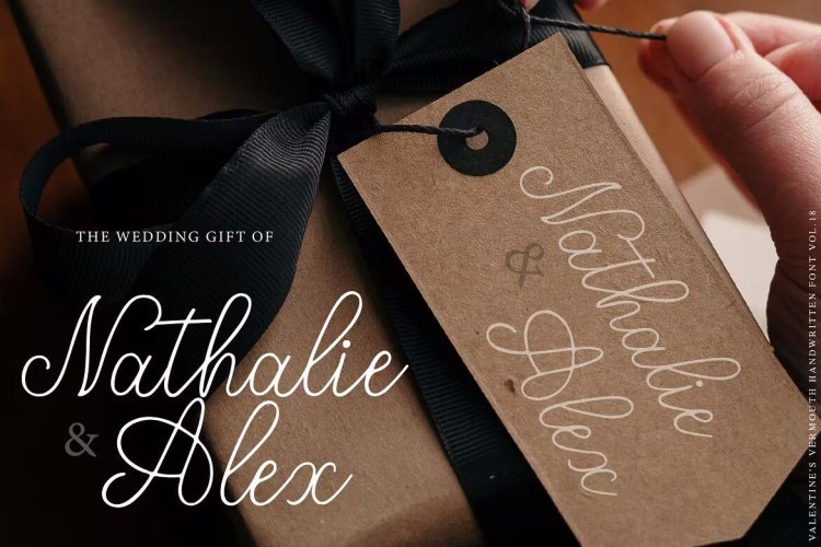 Valentines Vermouth Font Family free download preview 6 – Script And Handwritten font