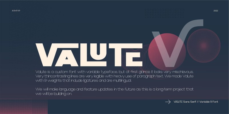 Valute Font Family free download preview 1 – Sans Serif Fonts font