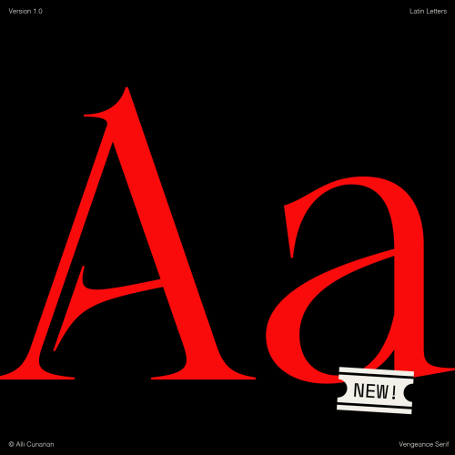 Vengeance Serif Font free download preview 1 – Serif Fonts font