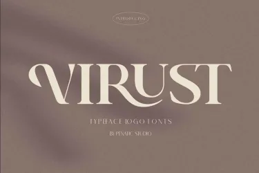 Virust Font free download – Serif Fonts preview