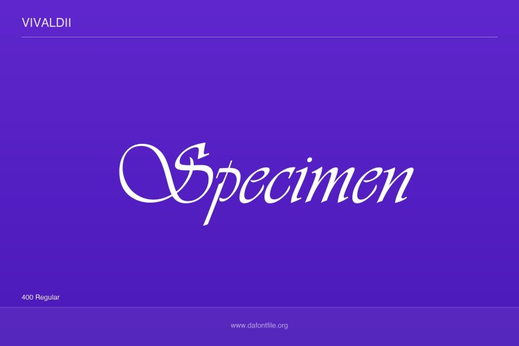 Vivaldi Font free download preview 2 – Handwriting Fonts font