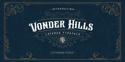 Vonder Hills Font Family free download – Typeface font preview