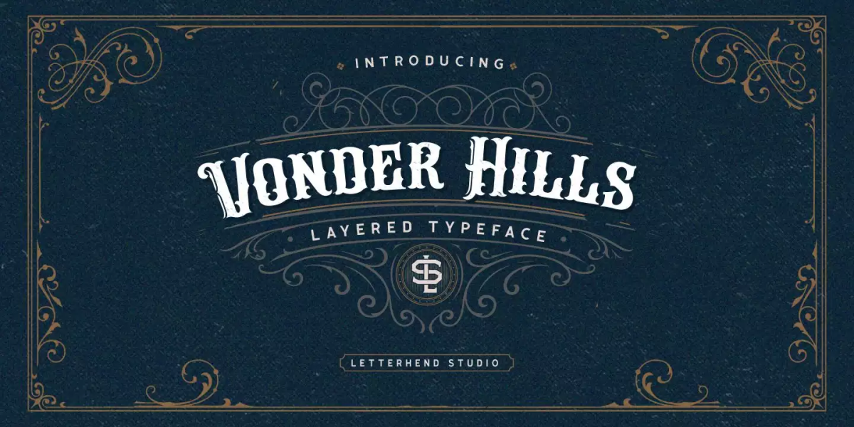 Vonder Hills Font Family free download – Typeface font preview image for Windows and Mac