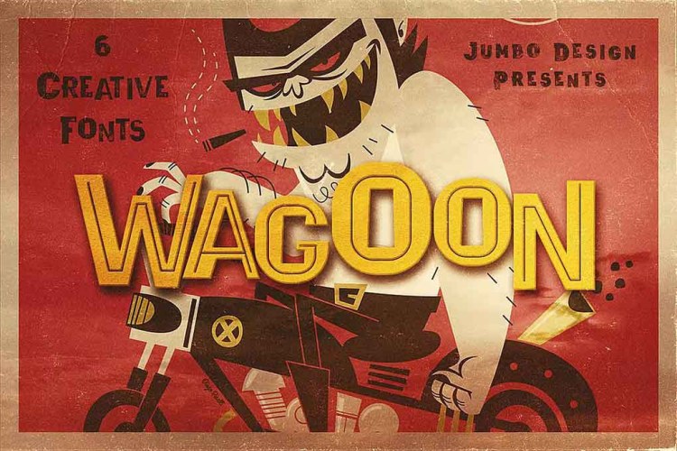 Wagoon Funny Style Font free download preview 3 – Serif Fonts font