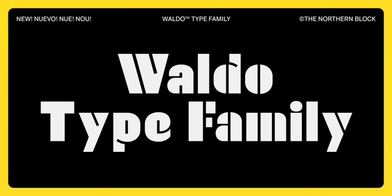 Waldo Font Family free download preview 11 – Display Fonts font