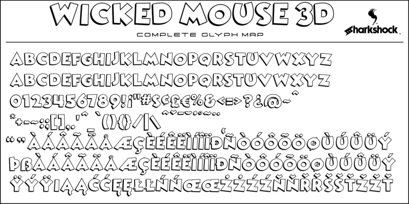 Wicked Mouse Font free download preview 2 – Serif Fonts font