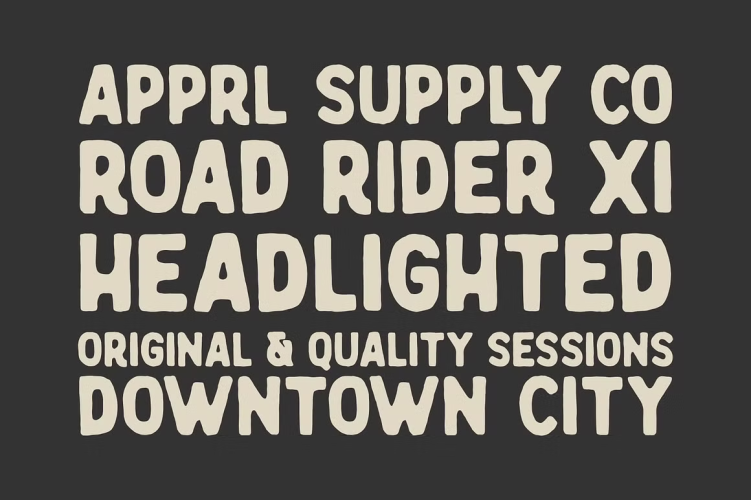 Wilden Font free download preview 3 – Display Fonts font