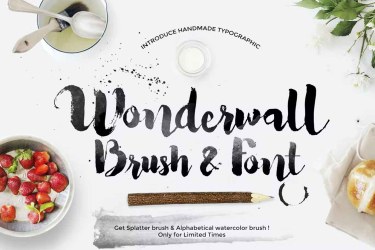 Wonderwall Font free download – Decorative Fonts font preview