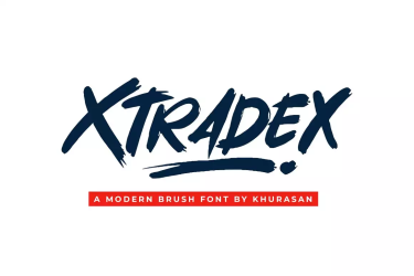 Xtradex Brush Font free download – Brush Fonts font preview