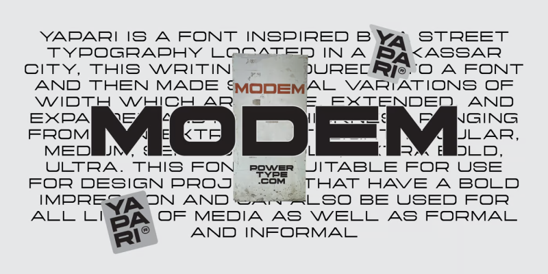 Yapari Font free download preview 2 – Sans Serif Fonts font