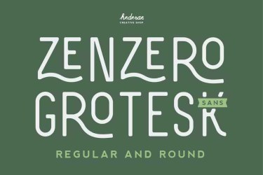 Zenzero Sans Font free download – Serif Fonts font preview