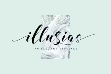 illusias Font free download – Elegant font preview